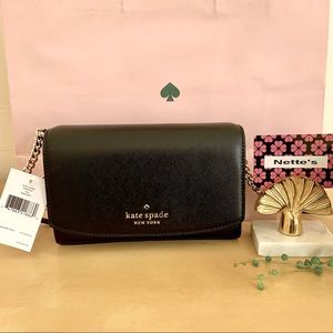 🆕Kate spade Staci saffiano small flap crossbody/purse